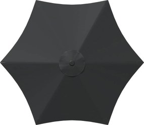 vidaXL Ομπρέλα Κήπου 270 x 270 εκ Πολυεστέρας Ορθογώνιος Ανθρακί