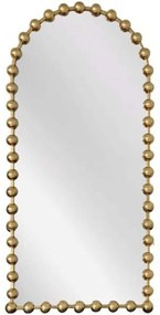 Καθρέπτης Τοίχου Dia 661-2020-GOLD 72,5x4,5x181cm Gold Artekko Μέταλλο,Γυαλί