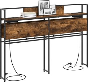 vidaXL Κεφαλάρι Αποθήκης με αποθήκευση Καπνιστή δρυς