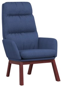 vidaXL Πολυθρόνα Relax Μπλε Υφασμάτινη