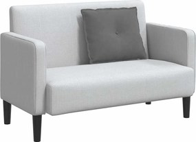 vidaXL Μαξιλάρι Πλάτης Σκούρο Γκρι 60 x 50 cm Ύφασμα Μικροΐνας