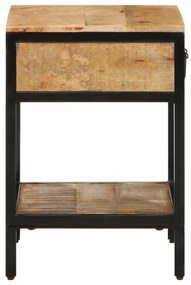 vidaXL Κομοδίνο 40x35x50 εκ. Μασίφ Ξύλο Μάνγκο