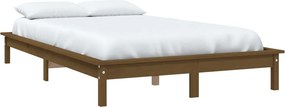 vidaXL Πλαίσιο Κρεβατιού Μελί 180 x 200εκ. Μασίφ Πεύκο Super King Size