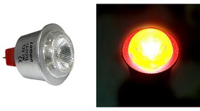 Adeleq Λάμπα Led Ισχύος Mr11 1W 12Vac-Dc 30° Κόκκινο 13-11312