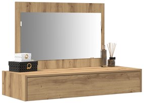 vidaXL Κρεμαστή Γλυφίδα Δρυς 100x40x70 εκ
