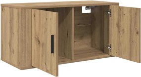 vidaXL Κρεμαστό Ντουλάπι Τηλεόρασης artisan δρυς 80 x 34.5 x 40 εκ