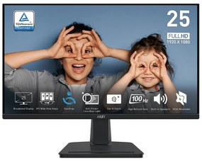 MSI PRO MP251 IPS Monitor 24.5" FHD 1920x1080 με Χρόνο Απόκρισης 4ms GTG, E