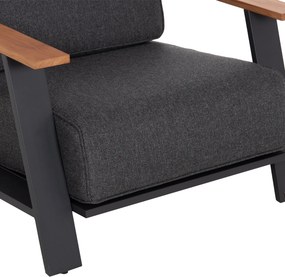 ΣΕΤ ΣΑΛΟΝΙ 4ΤΜΧ LAITH HM6551.01 ΑΛΟΥΜΙΝΙΟ &amp; ΜΑΞΙΛΑΡΙΑ ΓΚΡΙ