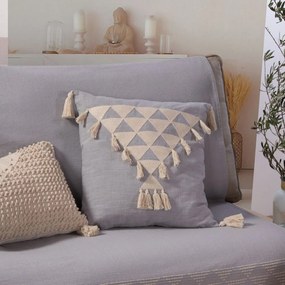 Μαξιλάρι Διακοσμητικό (Με Γέμιση) Finley Grey Nef-Nef 45X45 Cotton-Polyester
