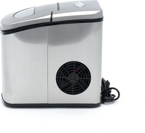 Ice Machine - 10-12kg/day - Bullet Cubes - Air Cooled - Silver