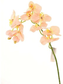 Τεχνητό Κλωνάρι Ορχιδέα 6380-7 75cm Pink Supergreens Polyethylene