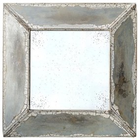 Καθρέπτης τοίχου τετράγωνος κρακελέ-Καθρέφτης - Μέταλλο - 200-3202