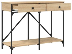 vidaXL Τραπέζι Κονσόλα Sonoma Δρυς 100x39x78,5 εκ. Επεξεργασμένο Ξύλο