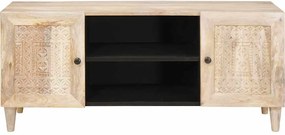 vidaXL Μονάδες TV με ράφι Λευκό 105 x 33 x 46 εκ. Επεξεργασμένο ξύλο