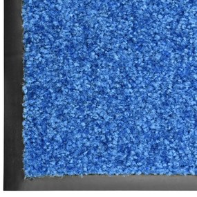 vidaXL Πατάκι Εισόδου Πλενόμενο Μπλε 120 x 180 εκ.