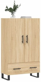 vidaXL Ντουλάπα Sonoma Δρυς 69,5 x 31 x 115 εκ. από Επεξεργασμένο Ξύλο