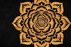 Intra απο ξύλο plywood 3mm-4mm πάχος – Διακόσμηση τοίχου Mandala Cut Laser Δίασταση  40x30 cm INTRAFABR-99284547