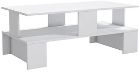 Τραπέζι σαλονιού Olly λευκό 120x60x47εκ 120x60x47 εκ.