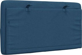 vidaXL Μαξιλάρι για Κεφαλάρι Μπλε 80 εκ. Υφασμάτινο