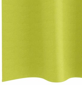 vidaXL Κουρτίνες με κουρτίνες 2 pcs Λαχανί 225x140εκ. Πολυεστέρας