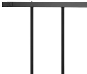 vidaXL Πάνελ Περίφραξης από Ατσάλι με Ηλεκτροστατική Βαφή Πυρίτιδας 1,63x1,25 μ. Μαύρο