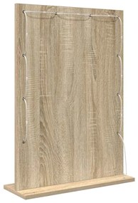 vidaXL Καθρέφτης τουαλέτας με καθρέφτη Δρύς Sonoma 70 x 50 x 18 εκ.