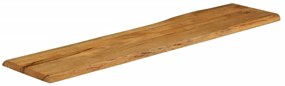 vidaXL Επιφάνεια Τραπεζιού 180x40x2,5 εκ. Live Edge Μασίφ Ξύλο Μάνγκο