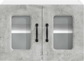 vidaXL Πάνελ πλυντηρίου πιάτων Kalmar 2 pcs Σκυρόδεμα Γκρι
