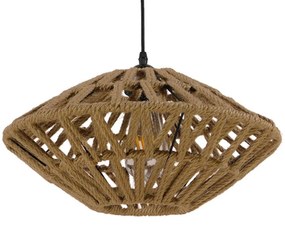 Φωτιστικό Οροφής Nathlen 01187 Black GloboStar Rope, Metal