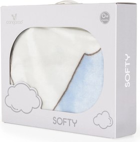 Baby blanket 80/110 Softy Sweet hugs blue