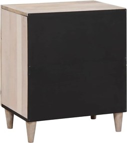 vidaXL Κομοδίνο Λευκό 50 x 33 x 60 εκ Επεξεργασμένο Ξύλο