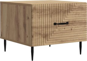 vidaXL Τραπεζάκι σαλονιού Artisan Δρυς 49 x 50 x 40 εκ