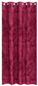 vidaXL Κουρτίνα με κουρτίνες 2 pcs Μπορντό 245 x 140 εκ. Βελούδο