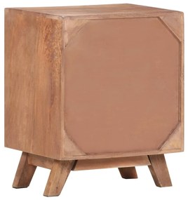 vidaXL Κομοδίνο 40 x 30 x 50 εκ. από Μασίφ Ξύλο Μάνγκο