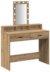 vidaXL Τραπέζι περιποίησης Καφέ 100 x 41 x 140 εκ. Επεξεργασμένο ξύλο