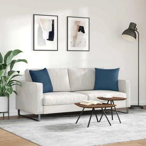 vidaXL Μαξιλάρι Καναπέ 2 pcs Μπλε 45 x 45 cm ύφασμα