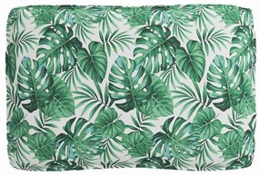 vidaXL Σετ Μαξιλαριών Πάγου 3 pcs Πράσινο Φύλλο Σχέδιο Ύφασμα Όξφορντ