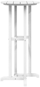 vidaXL Τραπέζι Μπαρ Λευκό 55x55x107 εκ.