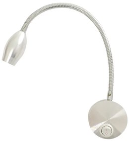 Σποτ Μονόφωτο LED Aca Swan SF126BLED340 Nickel Φυσικό Φως