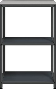 vidaXL Ράφι Κουζίνας HATTEM Ανθρακί 60 x 50 x 92 εκ Ατσάλι