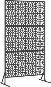 vidaXL Οθόνη Ιδιωτικότητας Μαύρο 100 x 50 x 180 εκ. Ατσάλι