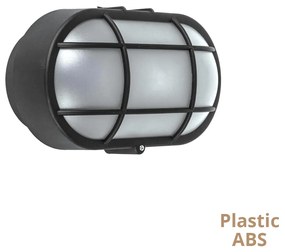 Απλίκα Χελώνα Επιτοίχια IP44 L223xH128mm 1Xe27 Plastic ABS Dark Grey Kioto Viokef 4283000