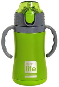 Ecolife Θερμός Παιδικός Kids Thermos 300ml Green 33-BO-2992