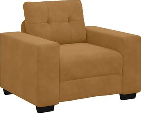 vidaXL Πολυθρόνα Καφέ Βελούδινη 100x78x80 εκ.