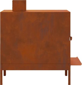 vidaXL Σόμπα Κάμπινγκ 35x50x60 cm Χάλυβας Ο Κορτέν