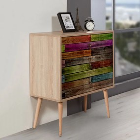 Συρταρτιέρα Soho Megapap χρώμα sonoma 80x40x90εκ.