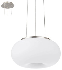 Φωτιστικό Οροφής Optica 86813 White Eglo Metal, Glass