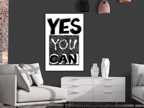 Πίνακας - Yes You Can (1 Part) Vertical - 40x60