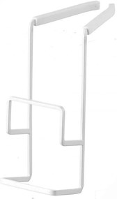 Σπογγοθήκη Κρεμαστή 2 Θέσεων YMZK4390 16x6x15,5cm White Yamazaki Steel,Siliecone