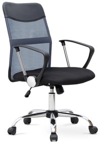 0223109 Καρέκλα γραφείου Franco Megapap με ύφασμα Mesh χρώμα γκρι - μαύρο 59x57x95/105εκ. Mesh ύφασμα/Μέταλλο, 1 Τεμάχιο